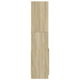 Highboard Sonoma Oak 63x33x140 cm Engineered Wood 855108