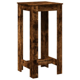 Bar Table Smoked Oak 51x50x103.5 cm Engineered Wood 854404