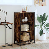 Book Cabinet Smoked Oak 60x35x107.5 cm Engineered Wood 849116