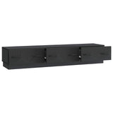 TV Cabinet with Drawer Black 147 x 34.5 x 27 cm Engineered Wood 895396