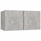 5 Piece TV Cabinet Set Concrete Grey Engineered Wood 3114425