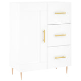 Highboard White 69.5x34x180 cm Engineered Wood 3198649