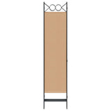 6-Panel Room Divider Beige 240 x 180 cm Fabric 42039192