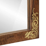 Bathroom Mirror with Mirror Honey Brown 70 x 50 x 2.5 cm 4018767