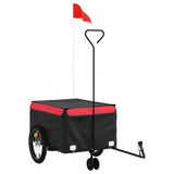 Bike Trailer Black and Red 45 kg Iron 94104