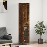 Highboard Smoked Oak 34.5x34x180 cm Engineered Wood 3200366