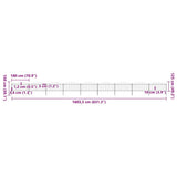 Garden Fence with Spear Top Steel 1603.5x150 cm Black 277738