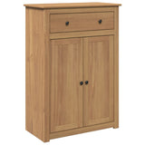 Shoe Cabinet PANAMA 80x40x114 cm Solid Wood Pine 4016391