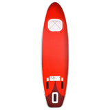 Inflatable Stand Up Paddle Board Set Red 300x76x10 cm 93382