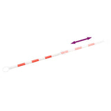 Retractable Traffic Cone Bars 10 pcs ABS 116-197 cm 153110
