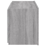 TV Wall Cabinet with LED Lights Grey Sonoma 80x35x41 cm 837321