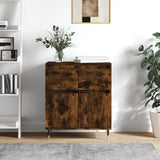 Sideboard Smoked Oak 60x35x70 cm Engineered Wood 831113
