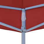 ZNTS Party Tent Roof 4.5x3 m Burgundy 270 g/m² 315370