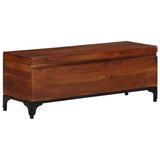 Storage Trunk 110x35x41 cm Solid Acacia Wood 328304