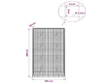 Gabion with 5 mm Wire and 5x5 cm Mesh 100x20x200 cm 3464108