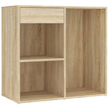 LED Dressing Table with Cabinet Sonoma Oak Engineered Wood 3082020