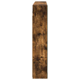 Bathroom Mirror Cabinet with Door Smoked Oak 100 x 14.5 x 70 cm 889123