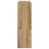 Shoe Rack Artisan Oak 80x25x81 cm Engineered Wood 859913