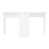 Dinning Table 138 x 70 x 73.5 cm Engineered Wood White 8006071