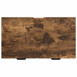 Bathroom Furniture Set Smoked Oak Engineered wood, Metal 3393118