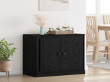 Sideboard Black Oak 70 x 35.5 x 67.5 cm Engineered Wood 881345