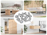 Head Lock Screw 3600 pcs Silver Steel 864576