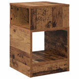 End Table 2 pcs Old Wood 30.5 x 30 x 45 cm Engineered Wood 890909