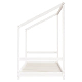 Kids Bed Frame White 2x cm Solid Wood Pine 3200590