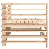 Garden Corner Sofa Solid Wood Pine 825604