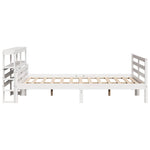 Bed Frame with Headboard without Mattress 160x200 cm 3305947
