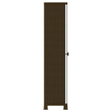 Plastic Cabinet 68x39x171.5 cm Rattan Design 337899