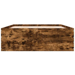 Bed Frame without Mattress Smoked Oak 140x200 cm 3280927