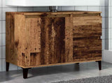 Sink Cabinet Old Wood 65x33x60 cm Engineered Wood 857123