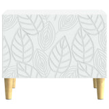Coffee Table White 50 x 49 x 40 cm Engineered Wood 895195
