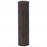 Rug Rectangular Dark Brown60x1000 cm Bamboo 376863