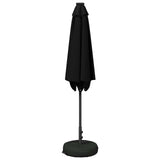 Garden Parasol with LED Lights 270 x 270 cm Polyester Black 42036263