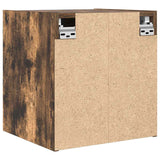 ZNTS Wall-Mounted Bedside Cabinets 2 pcs Smoked Oak 38x34x40 cm 861238
