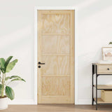 Interior Door ORKDAL Brown 83 x 211 cm Plywood 4102667