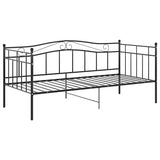 Sofa Bed Frame Black Powder-coated metal Single 324779