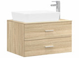 Bathroom Furniture Set Sonoma Oak Engineered Wood 3404392
