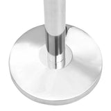 Stanchion with Belt Airport Barrier Stainless Steel Silver 51160