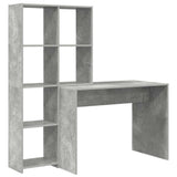 Desk Concrete Grey 138.5 x 55 x 143 cm Engineered Wood 3337252