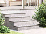 Stair Tread Rectangular 4 pcs Silver 75 x 25 cm Aluminium 4104276