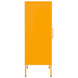 Storage Cabinet Mustard Yellow 42.5x35x101.5 cm Steel 336191