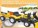 Kids Pedal Go Kart Excavator-Yellow T3398P422351