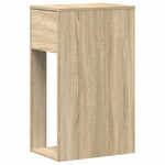 ZNTS Computer Tower Stand with Drawer Sonoma Oak 30x44x74 cm 858733