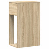 ZNTS Computer Tower Stand with Drawer Sonoma Oak 30x44x74 cm 858733