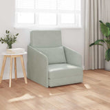 Sofa Bed Light Grey 65 x 80 x 83 cm Velvet 4106648