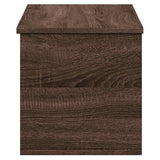 Storage Box Brown Oak 90x35x35 cm Engineered Wood 840687