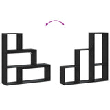 Room Divider Bookcase 123 x 29 x 123 cm Engineered Wood 8015687